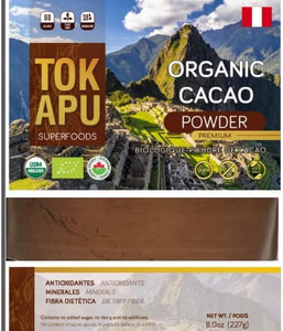 Organic Cacao Powder  – 227g Bag