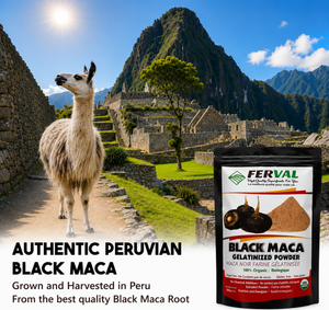 Organic Black Maca Powder -  250g (8.8 oz.) Bag