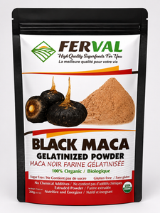 Organic Black Maca Powder -  250g (8.8 oz.) Bag