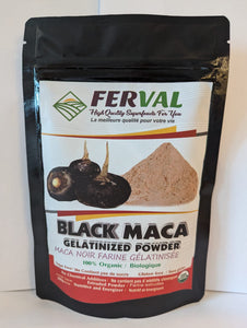 Organic Black Maca Powder -  250g (8.8 oz.) Bag