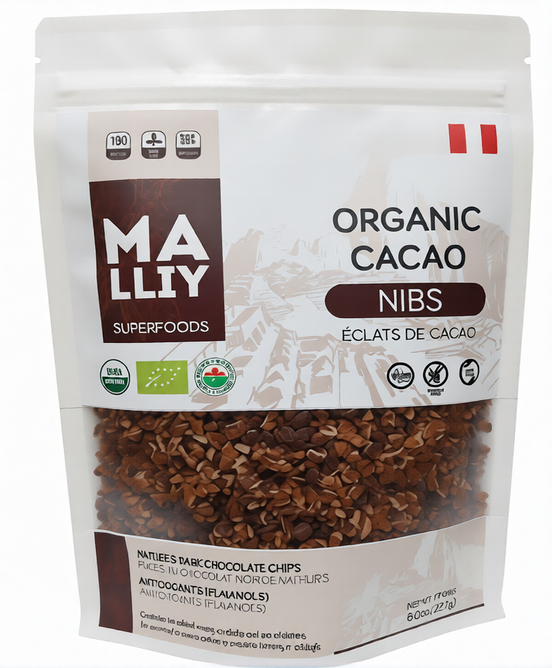 Organic Cacao Nibs  – 227g Bag