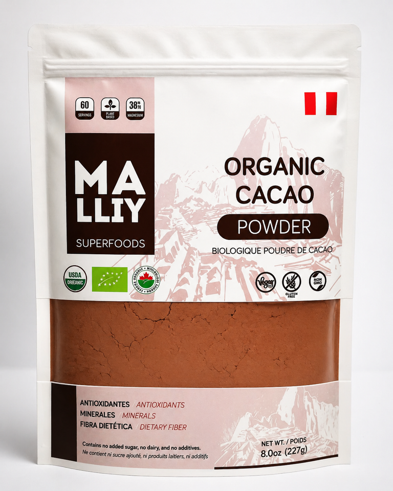 Organic Cacao Powder – 227g Bag