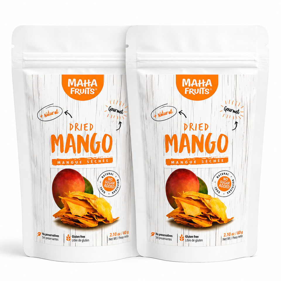 Dried Mango Imported from Peru - Combo Pack (2 Units) - 120g (4.20 oz.) Bag