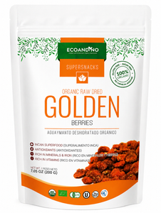Organic Dried Golden Berries - 200g (7.05 oz) Bag
