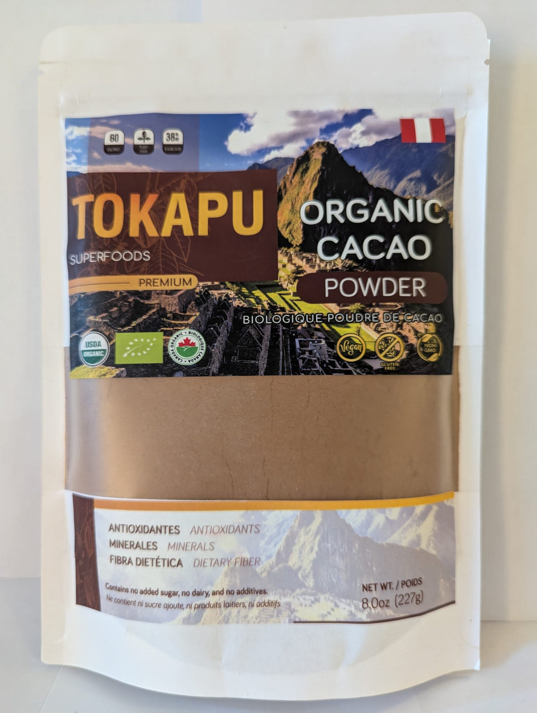 Organic Cacao Powder  – 227g Bag