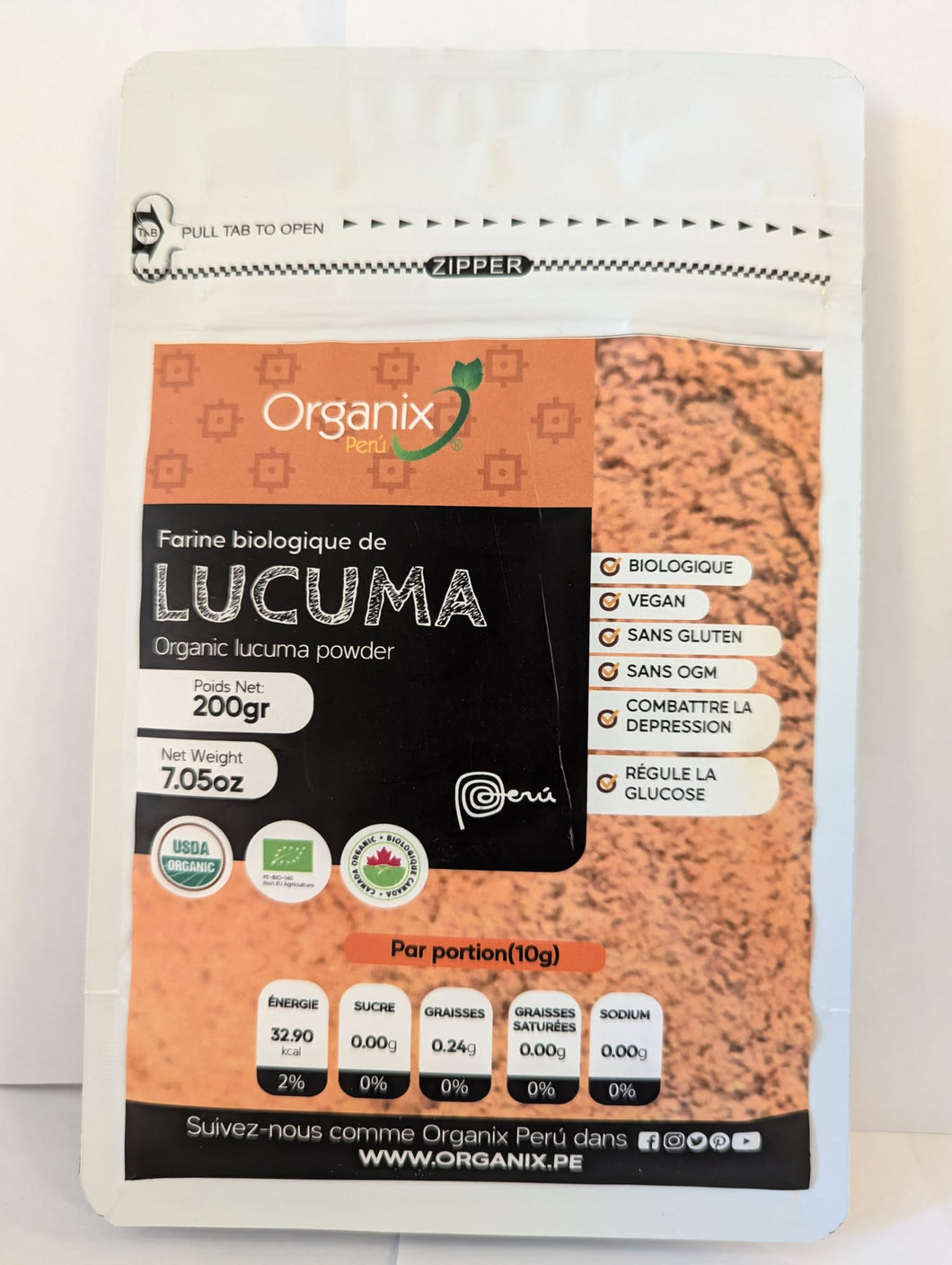 Organic Lucuma Powder - 200g Bag