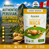 Organic Yellow Maca Powder - 227g (8.8 oz) Bag.