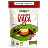 Organic Red Maca Powder - 227g (8.8 oz) Bag.