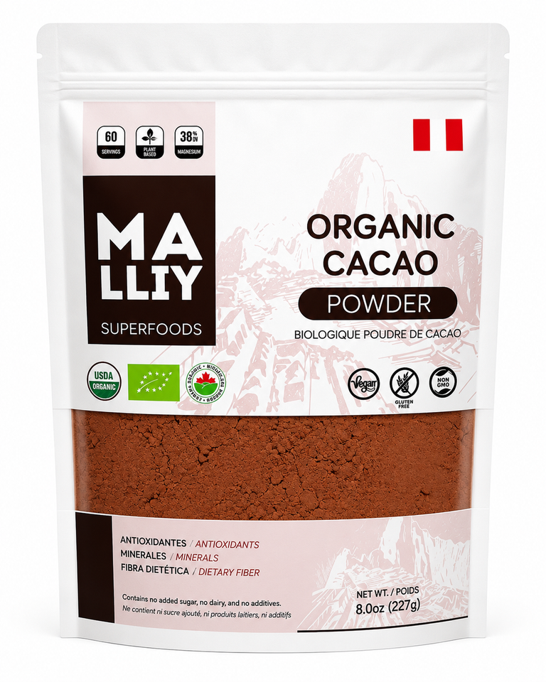 Organic Cacao Powder – 227g Bag