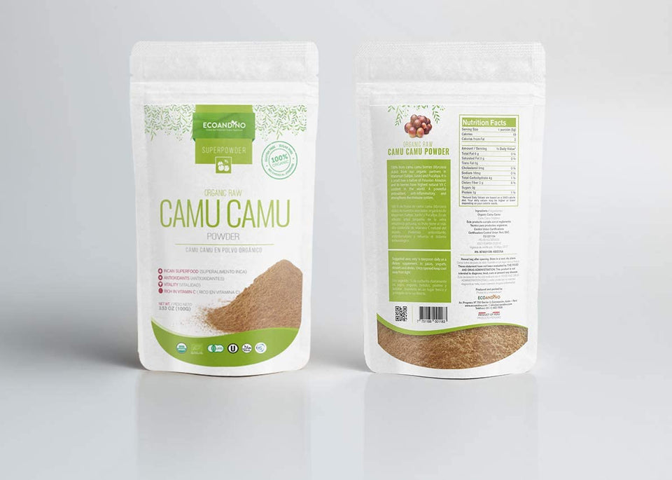 Organic Camu Camu Powder -  100g (3.53 oz) Bag