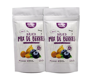 Golden Berries & Blueberries (Mixed) - 2 Units - Combo Pack - 120g (4.20 oz.) Bag