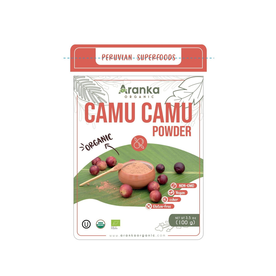 Organic Camu Camu Powder - 100g (3.53 oz) Bag